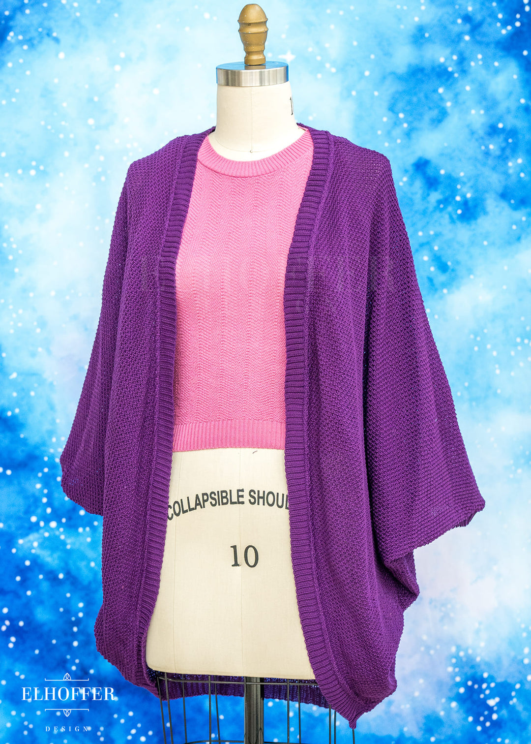 Essential Susan Crop Top - Pale Pink Chevron