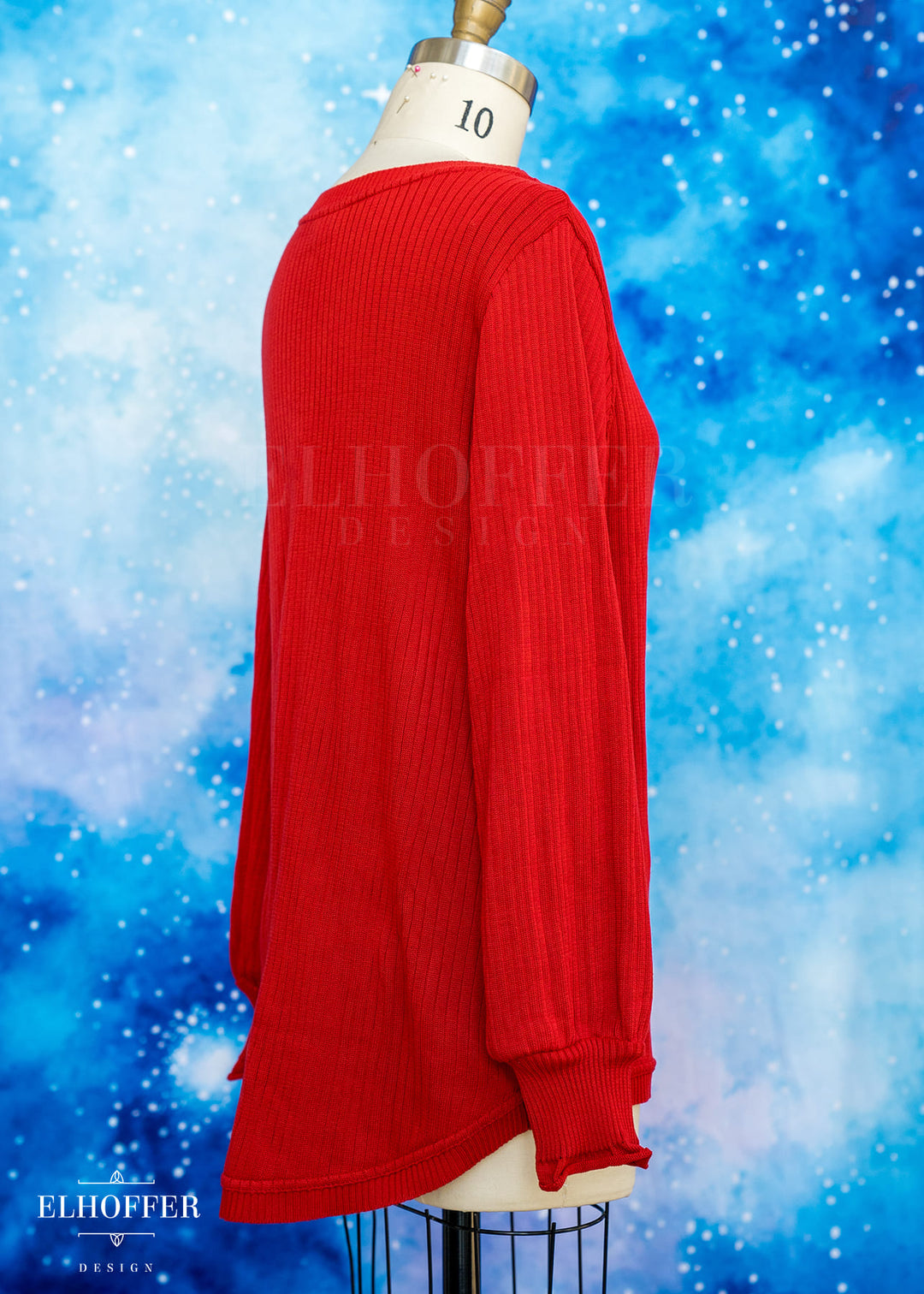 Essential Oversize Sweater - Ruby Red