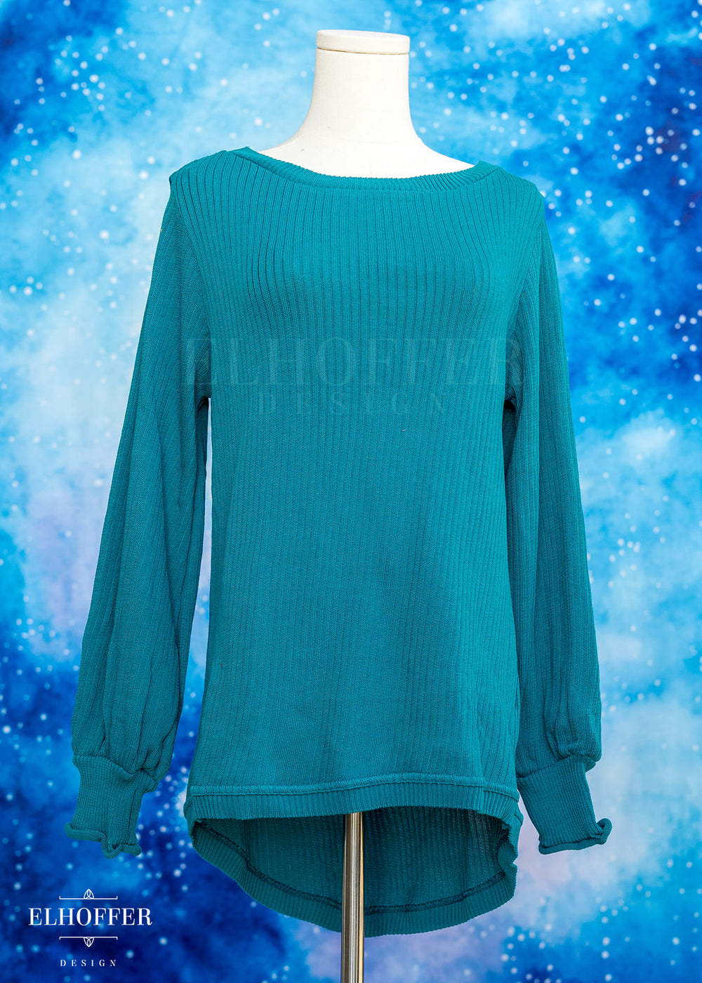 Essential Oversize Sweater - Runic Teal