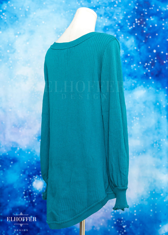 Essential Oversize Sweater - Runic Teal