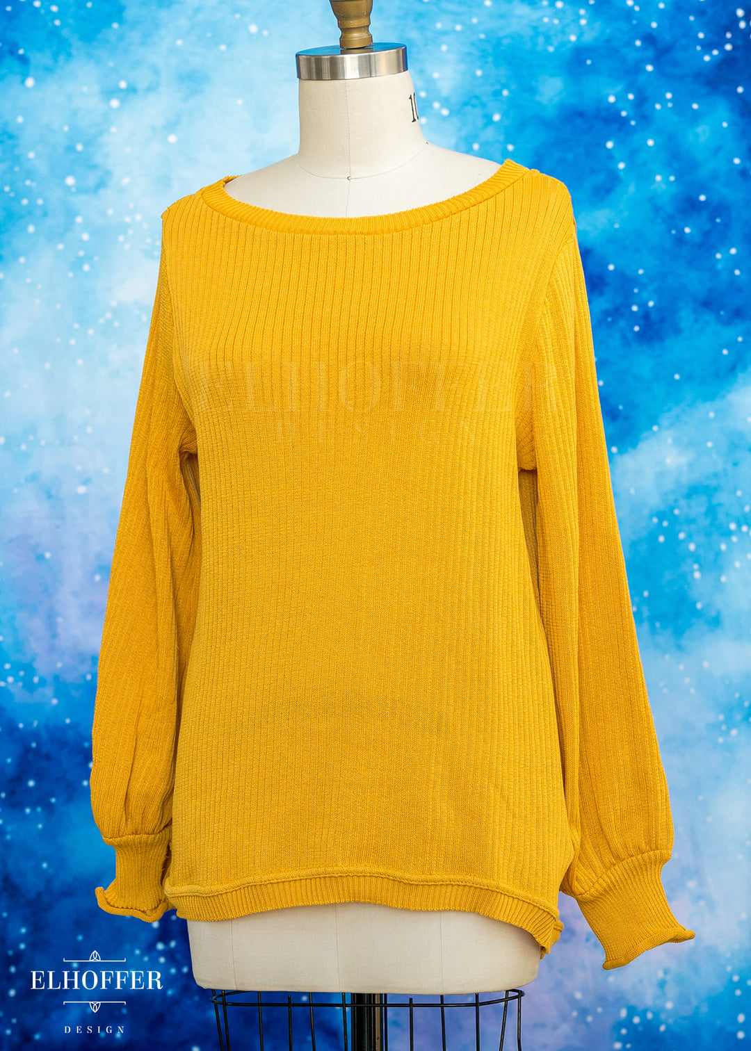 Essential Oversize Sweater - Mustard Gold