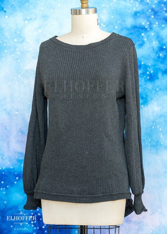 Essential Oversize Sweater - Charcoal Grey