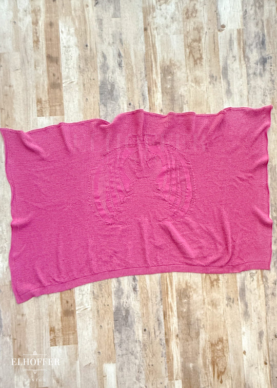 Remnant Raw Blanket - Fae of Night & Stars Robe Knit Panel - Pretty Pink