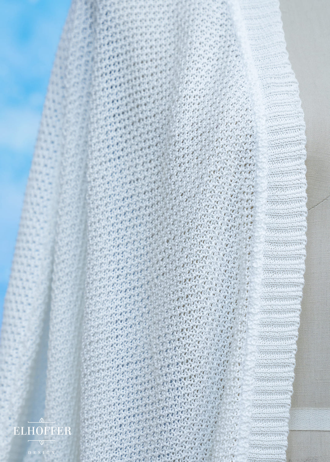 Essential Knit Dolman - Poet White