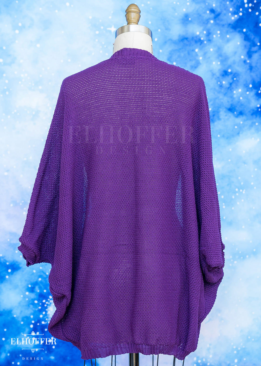 Essential Knit Dolman - Haunted Purple
