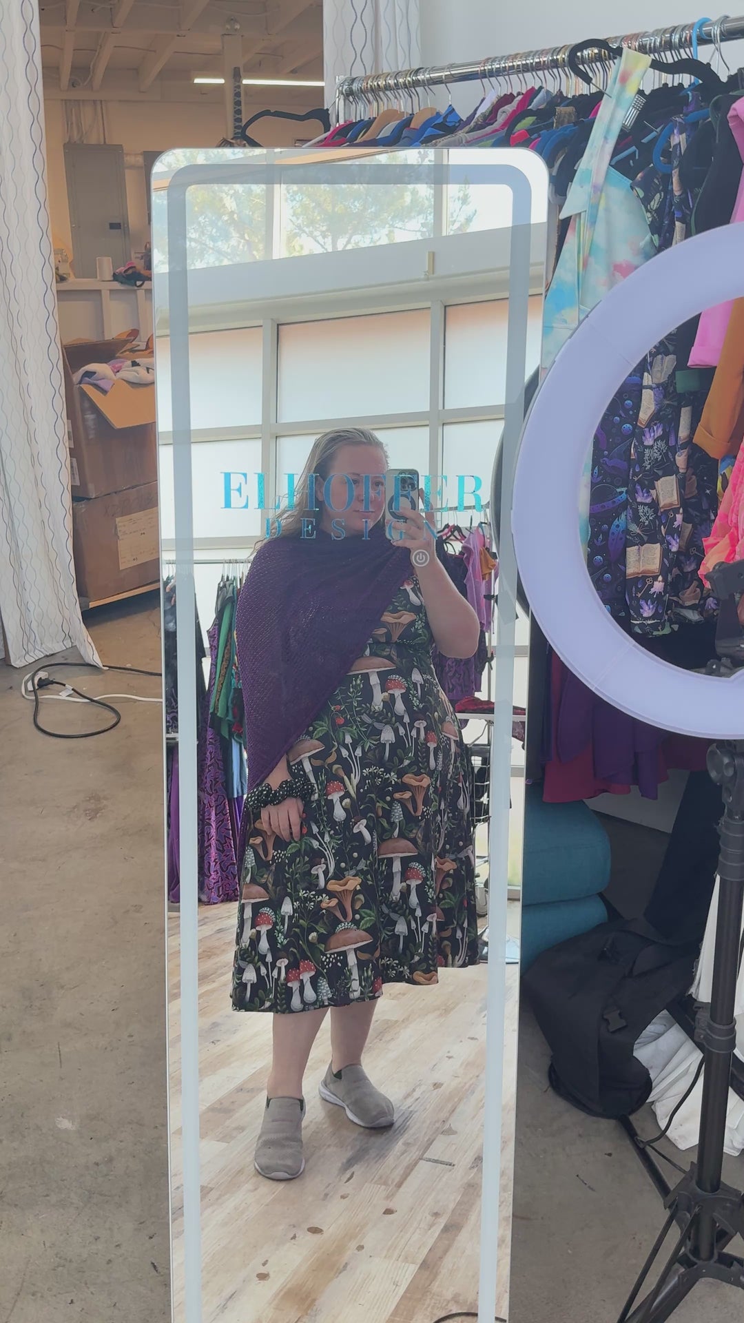 Handmade Knight in Knitted Armor Romanesque Purple Cape - Made from Damaged Knit