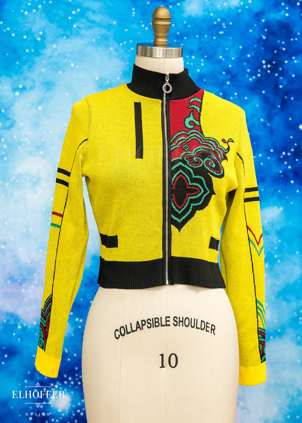 PREORDER - Popstar Royalty Zip Crop Cardi