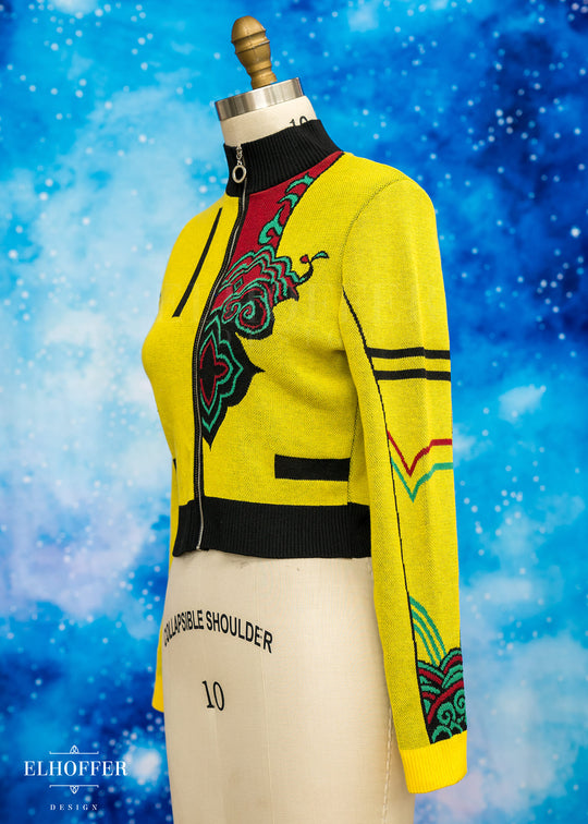 PREORDER - Popstar Royalty Zip Crop Cardi