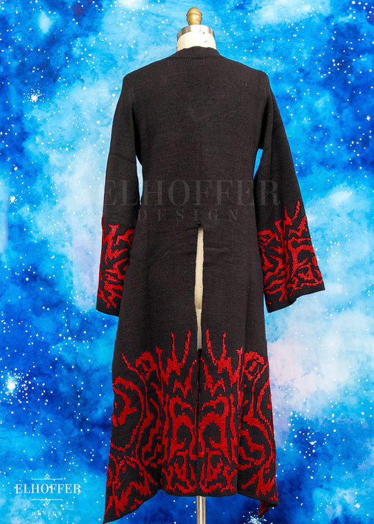 PREORDER - Demon Idol Unisex Sochangui Robe - Black & Red