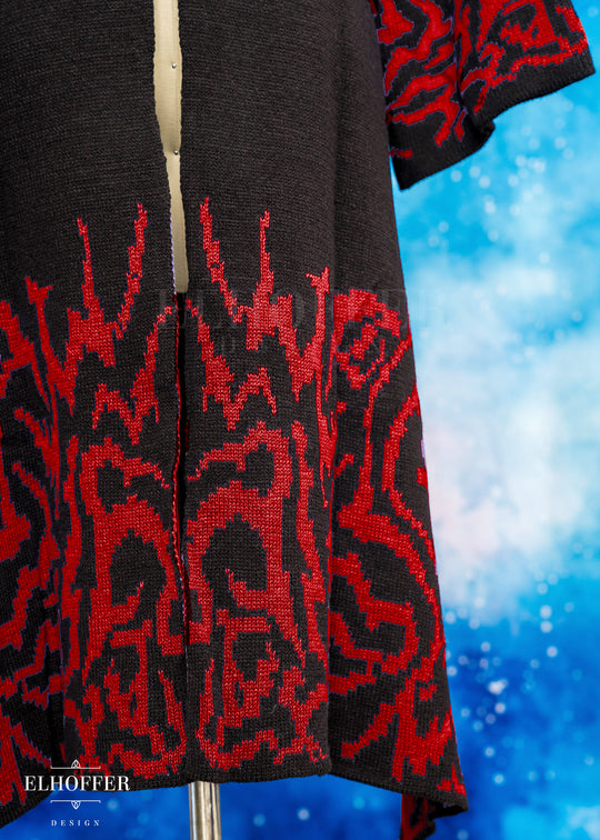 PREORDER - Demon Idol Unisex Sochangui Robe - Black & Red