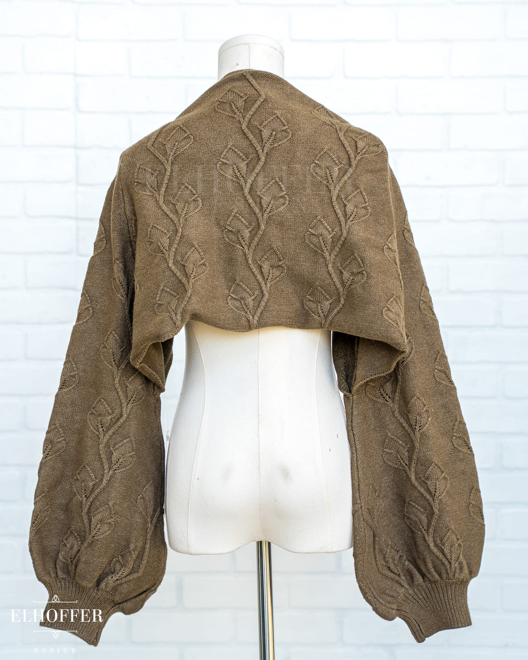 SAMPLE SALE - Elevensies Rosie Shrug - Taupe - Dev Sample Small