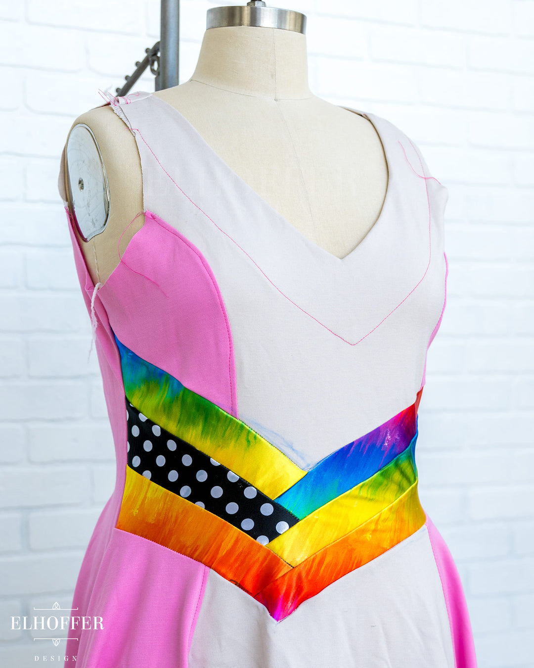SAMPLE SALE - Mischief Dress Dev Sample Mockup - XL Raw Edges