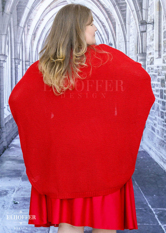 Essential Knit Dolman - All Too Red