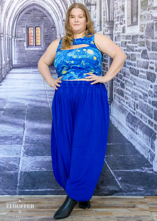 Essential Cozy Yasmin Pants - Cobalt
