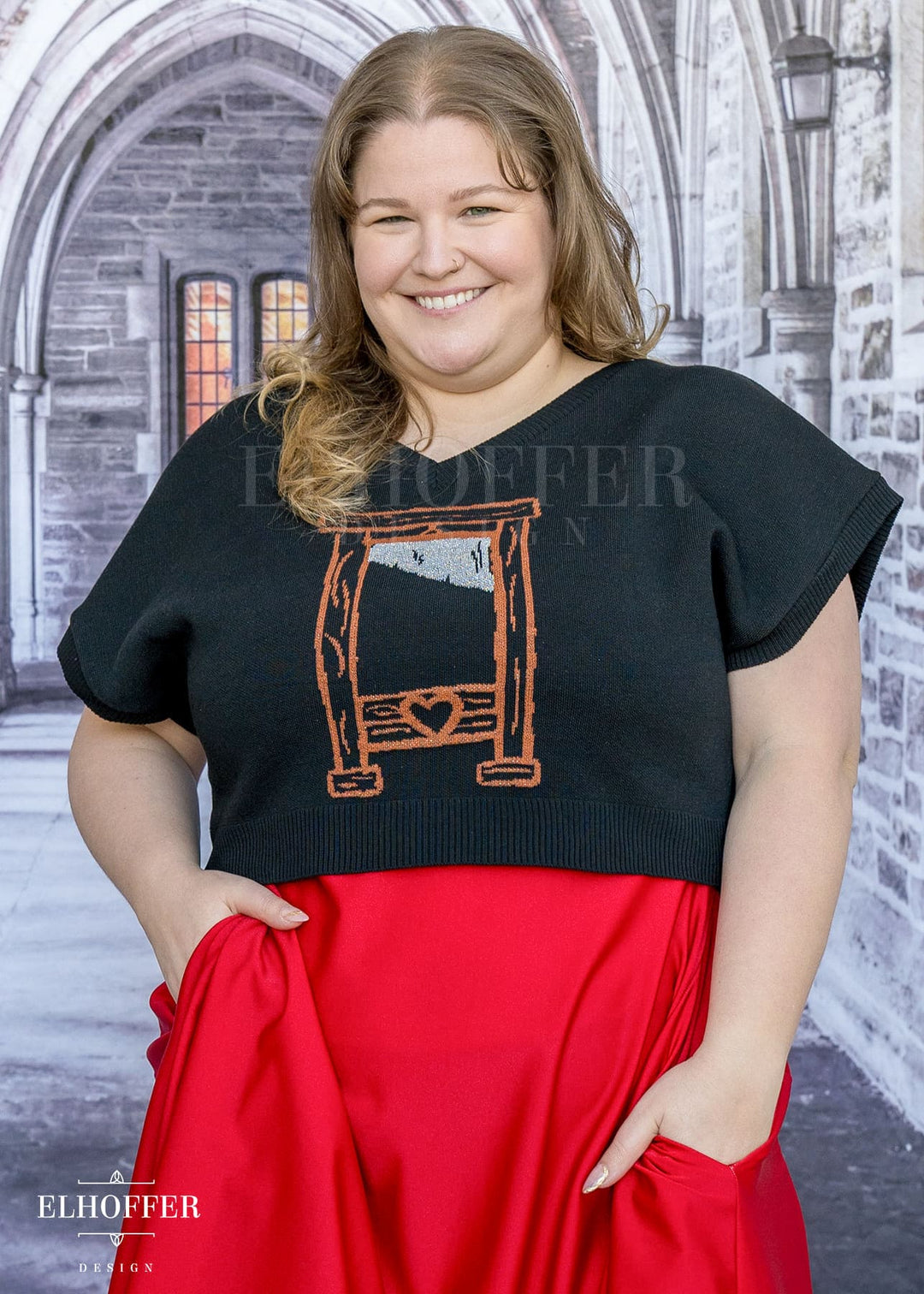 French Haircut Cropped Boxy Vest