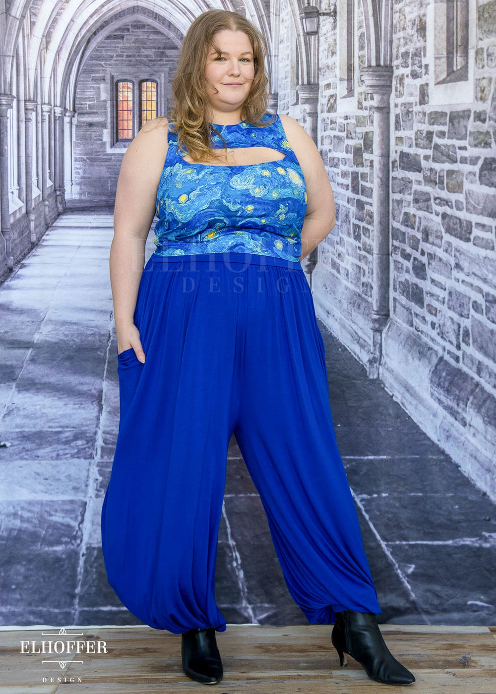 Essential Cozy Yasmin Pants - Cobalt