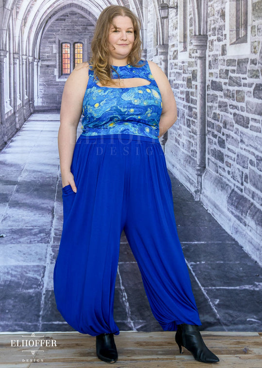 Essential Cozy Yasmin Pants - Cobalt