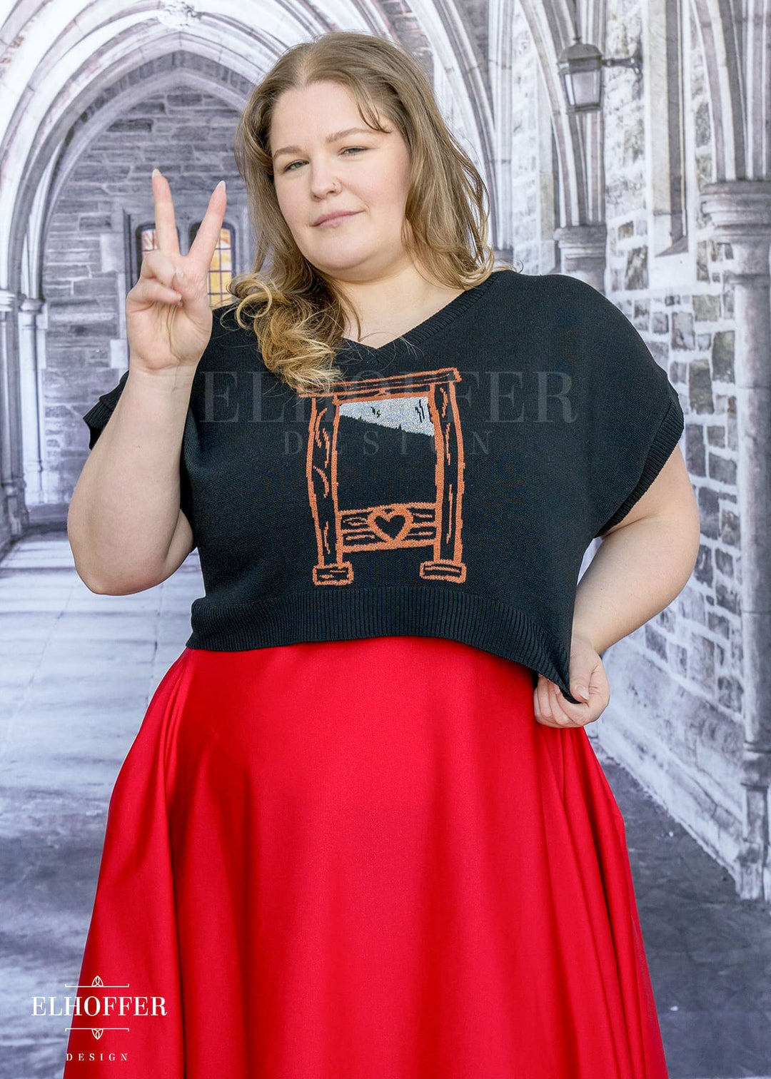 French Haircut Cropped Boxy Vest