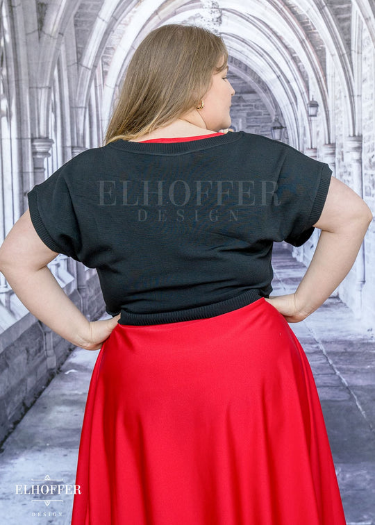 French Haircut Cropped Boxy Vest