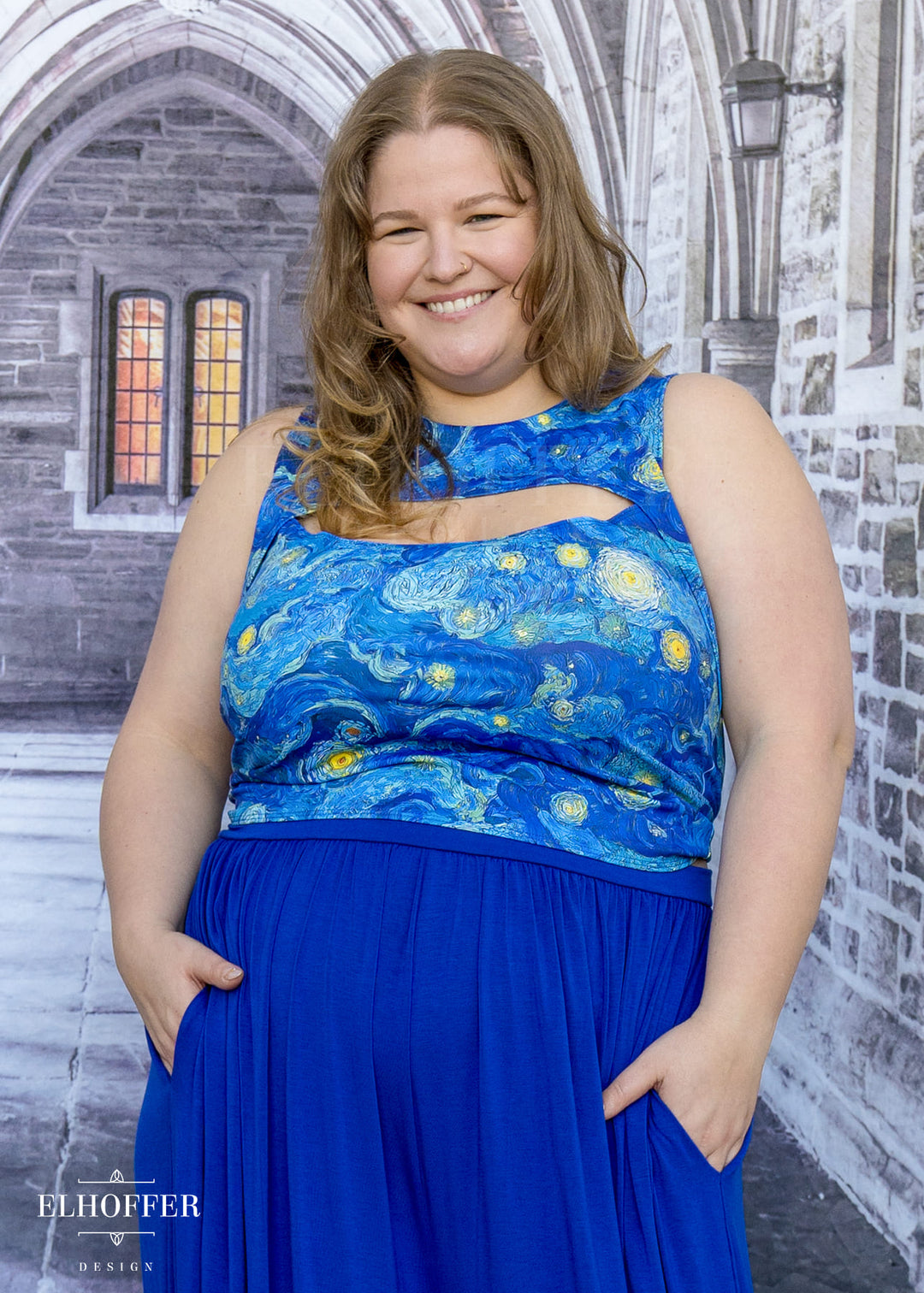 Essential Kara Top - Starry Painting