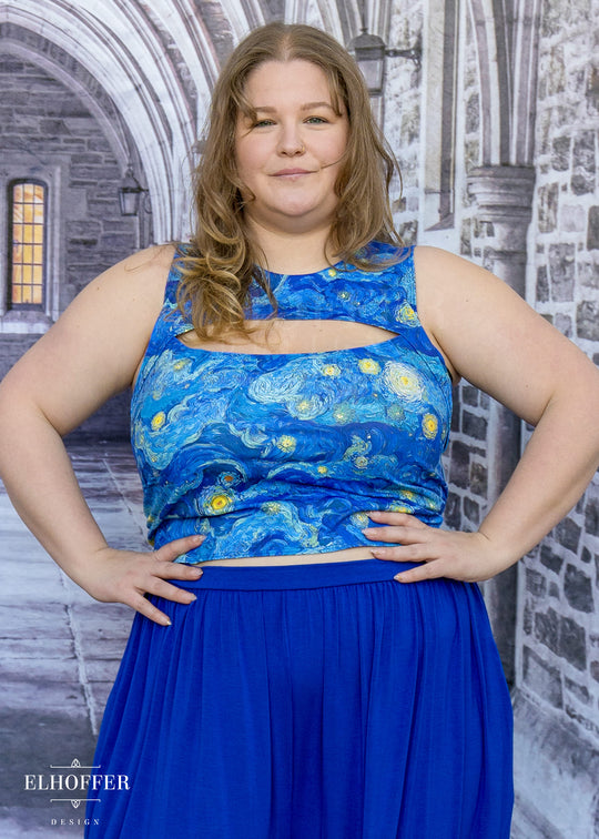 Essential Kara Top - Starry Painting