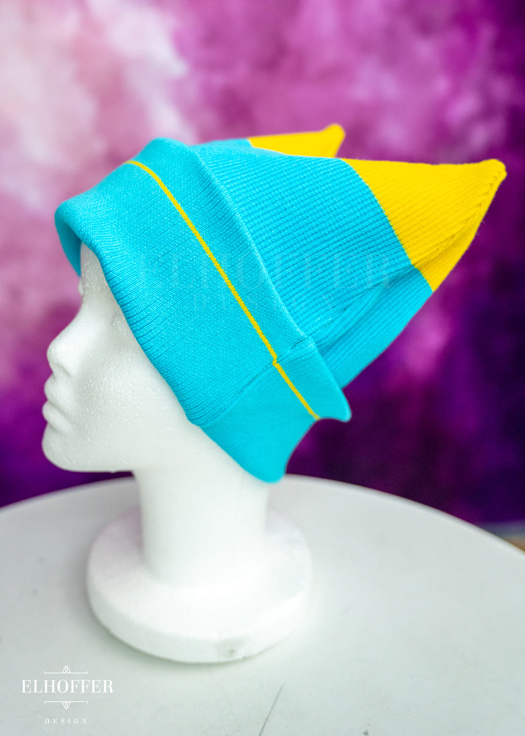 Pan Pride Ribbed Cat Ear Beanie
