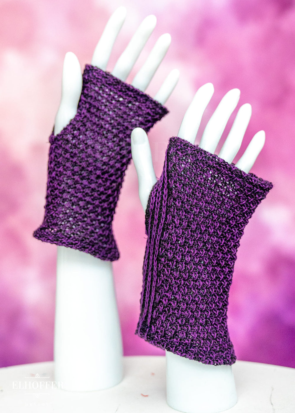 Fae of Night & Stars Purple Gloves