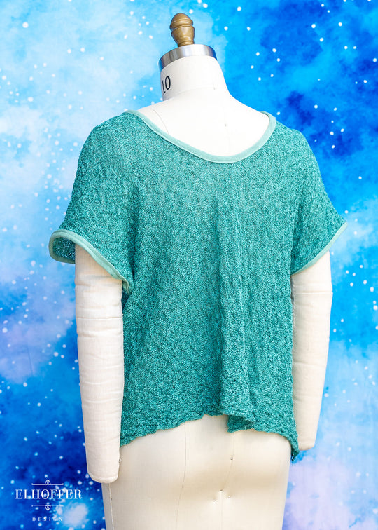 Handmade Remnant Mint Chip Top - Fits S-L