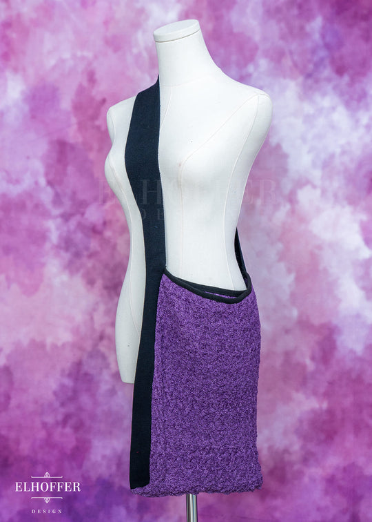 Retired Knit Cross-Body Satchel - Renegade Enchanted Purple