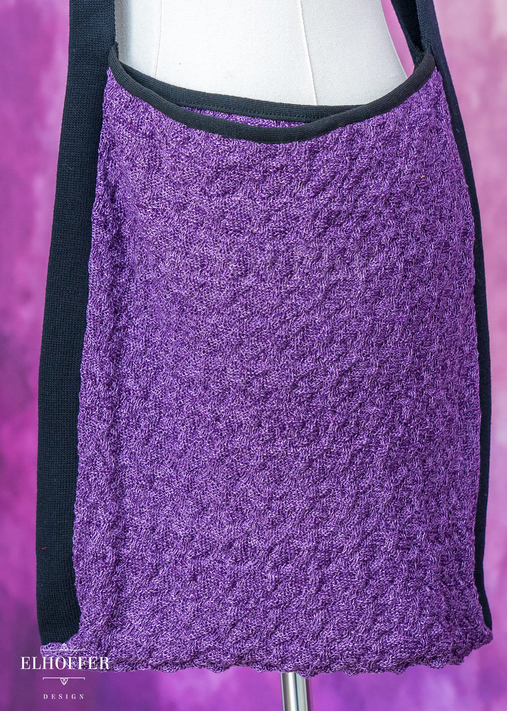 Retired Knit Cross-Body Satchel - Renegade Enchanted Purple
