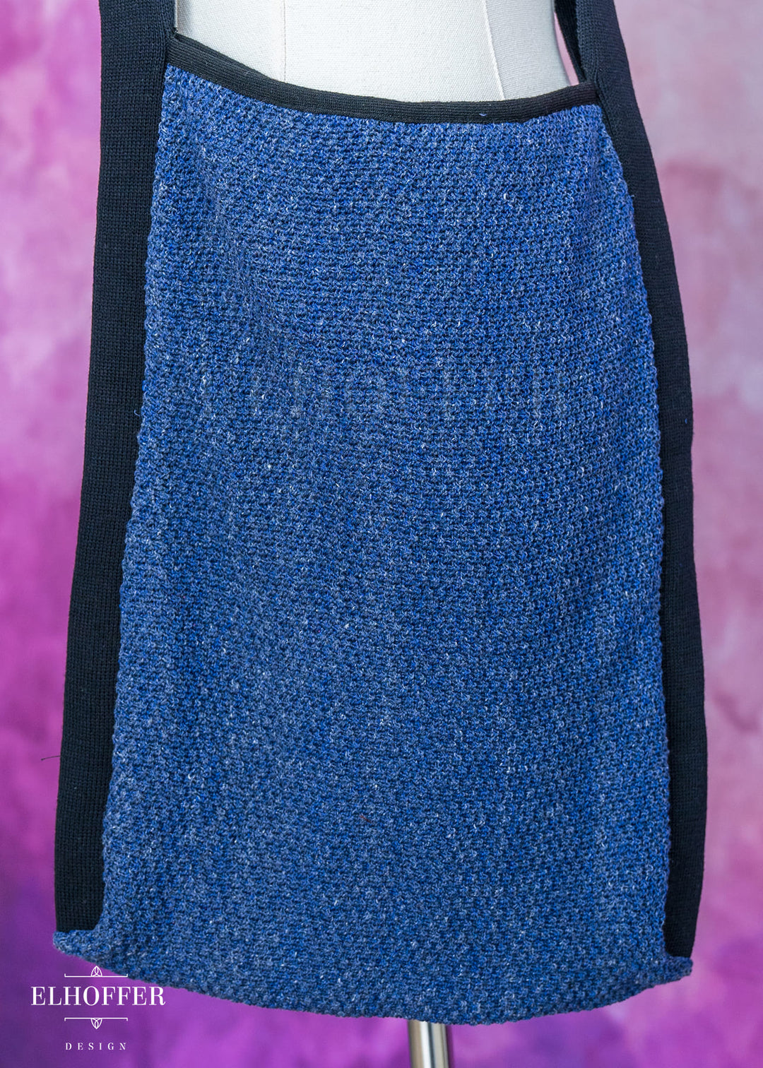 Knit Cross-Body Satchel - Nomad Heathered Navy