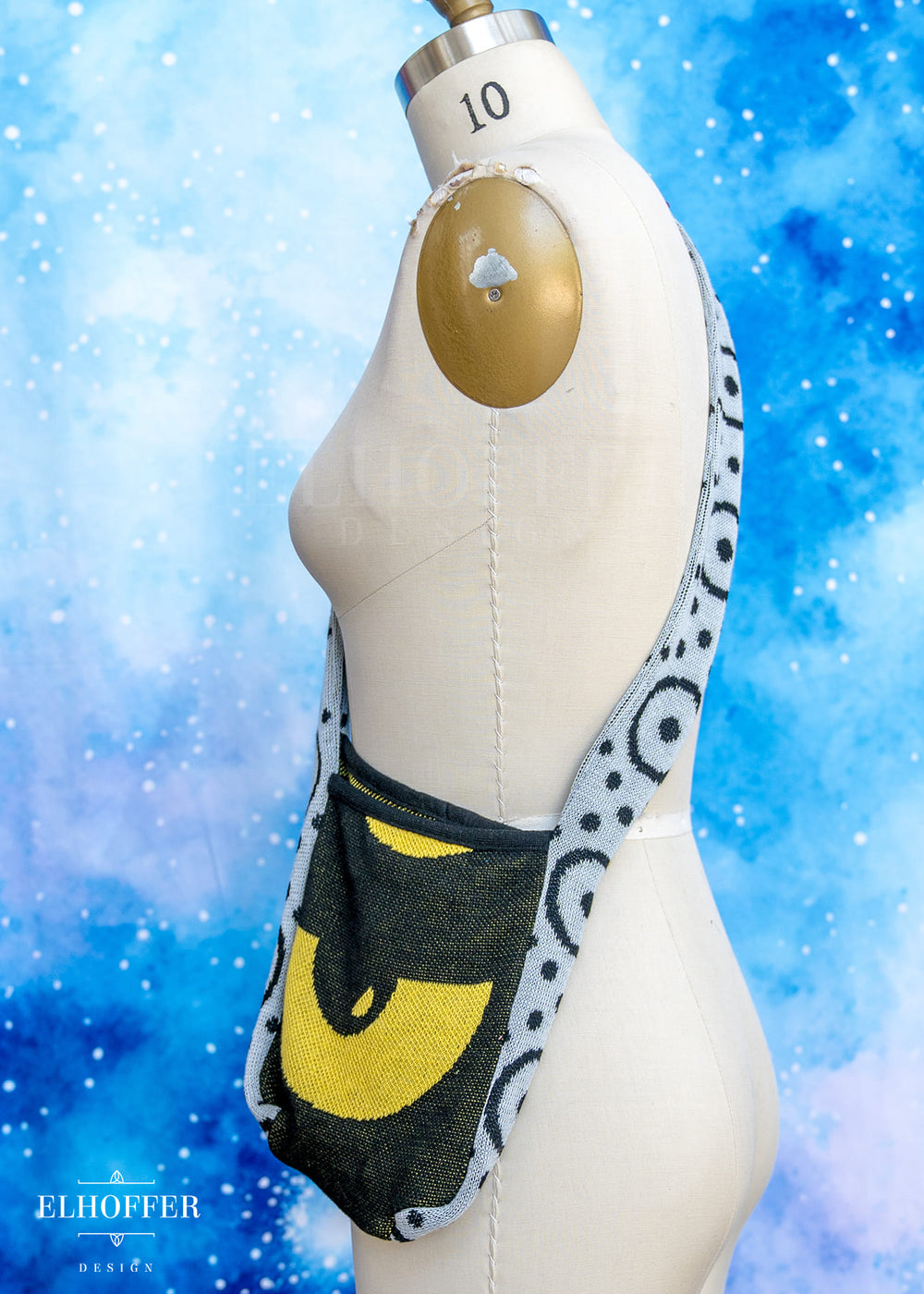 Knit Cross-Body Handmade Small Satchel - Sassie Magpie