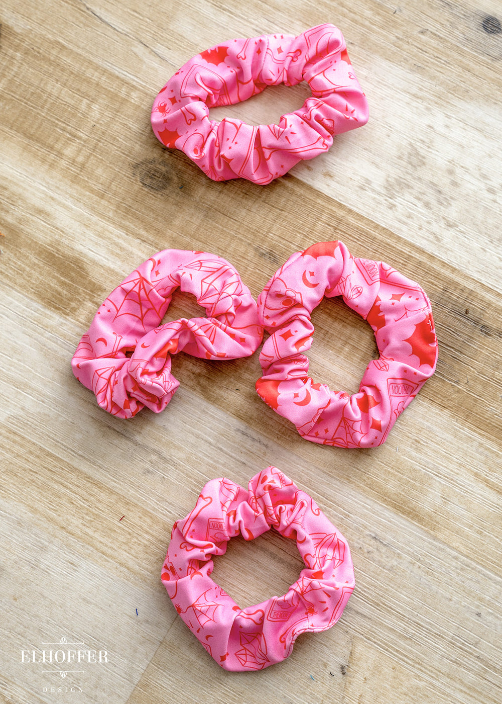 Pink Tarot Scrunchie