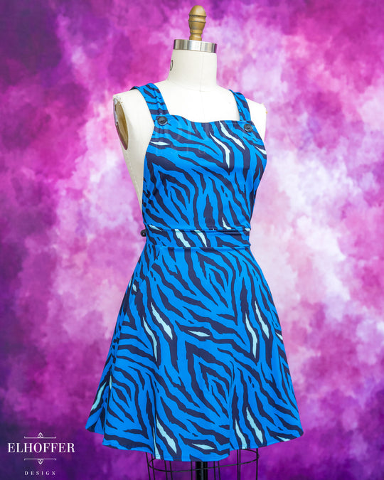 Essential Dorothy Pinafore - Blue Tiger