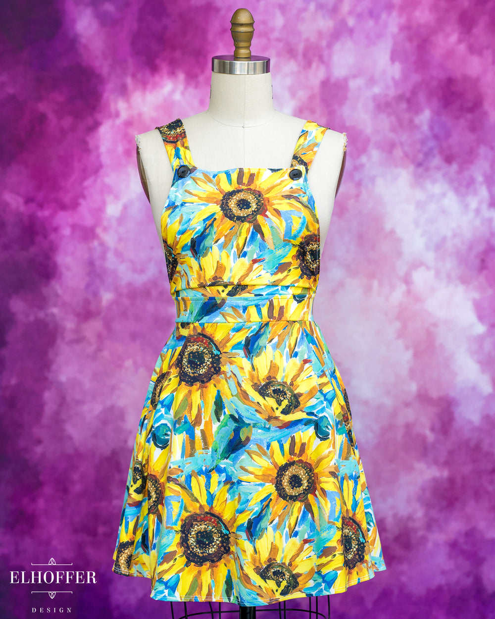 Essential Dorothy Pinafore - Impressionist Sunflowers