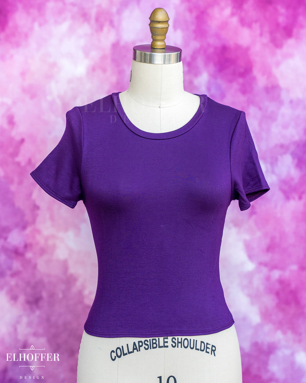Essential Cozy Cancer Tee - Eggplant Purple