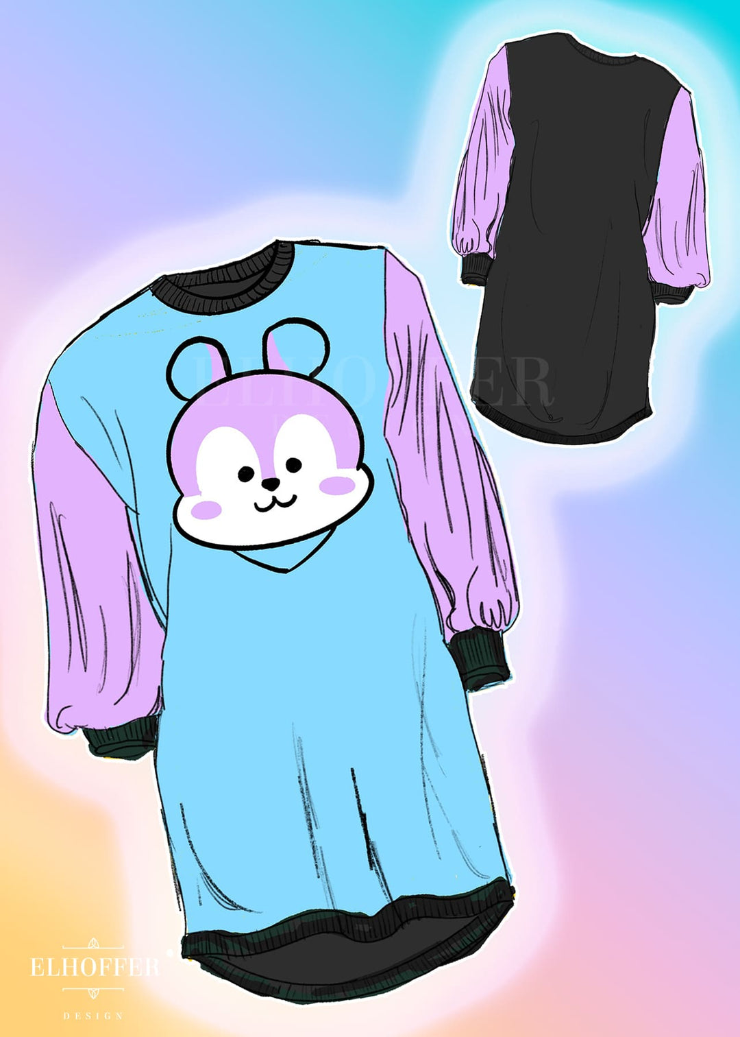 PREORDER - Squirrel Bias Sweater