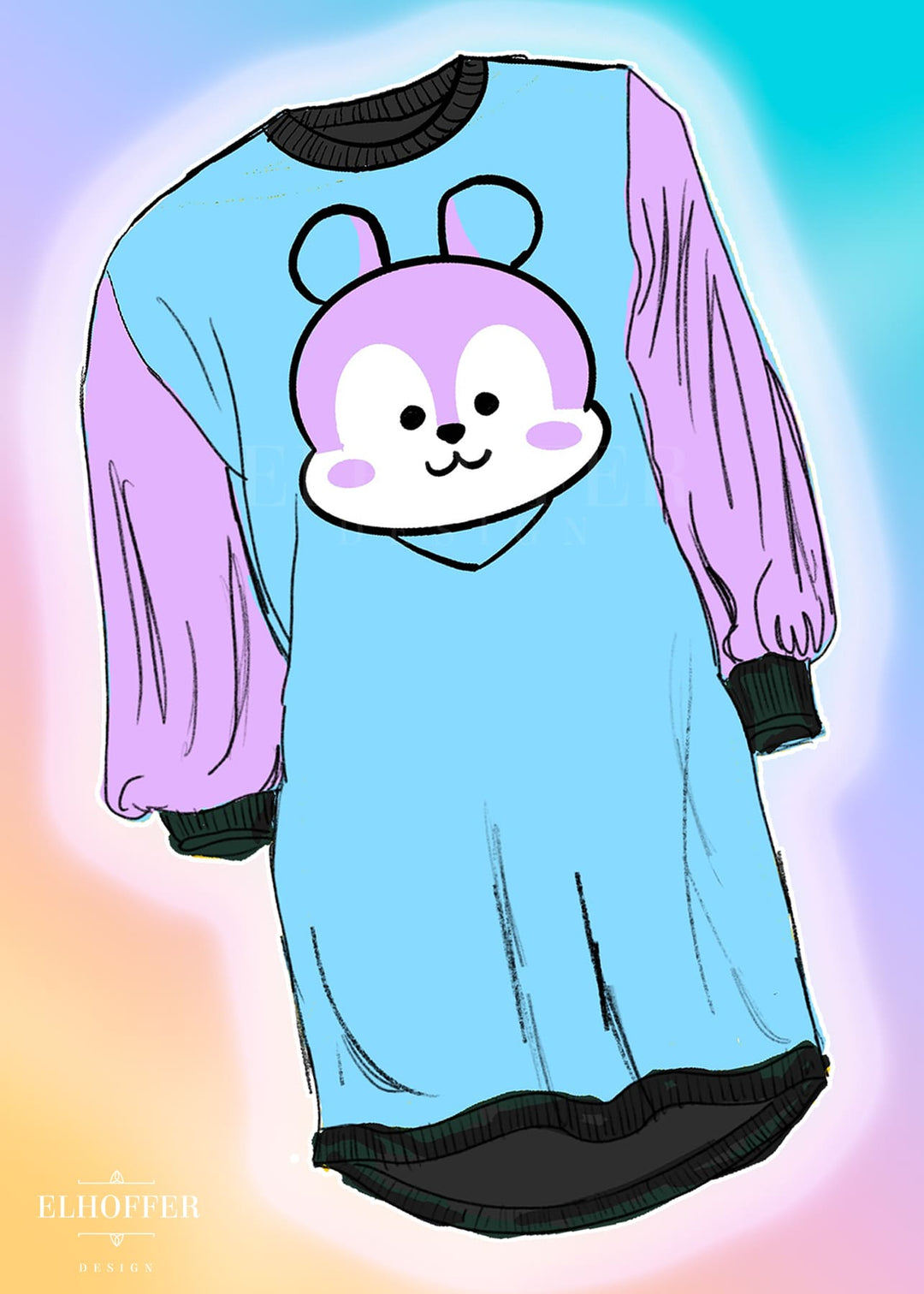 PREORDER - Squirrel Bias Sweater