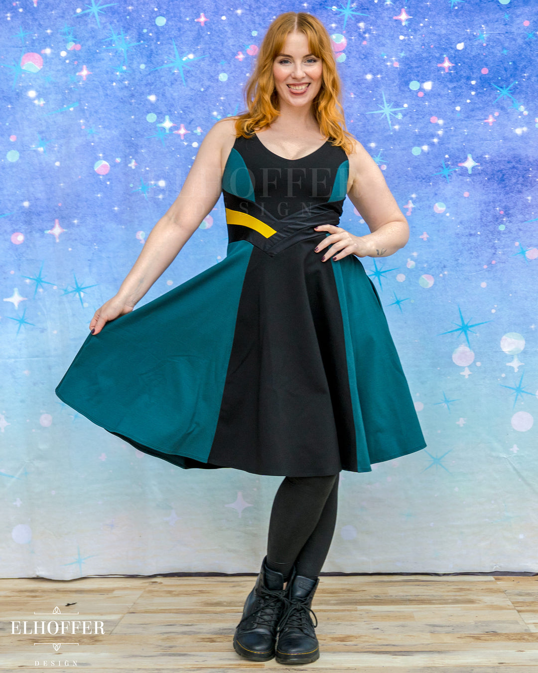 Marvelous Mischief Dress - Spruce Accents
