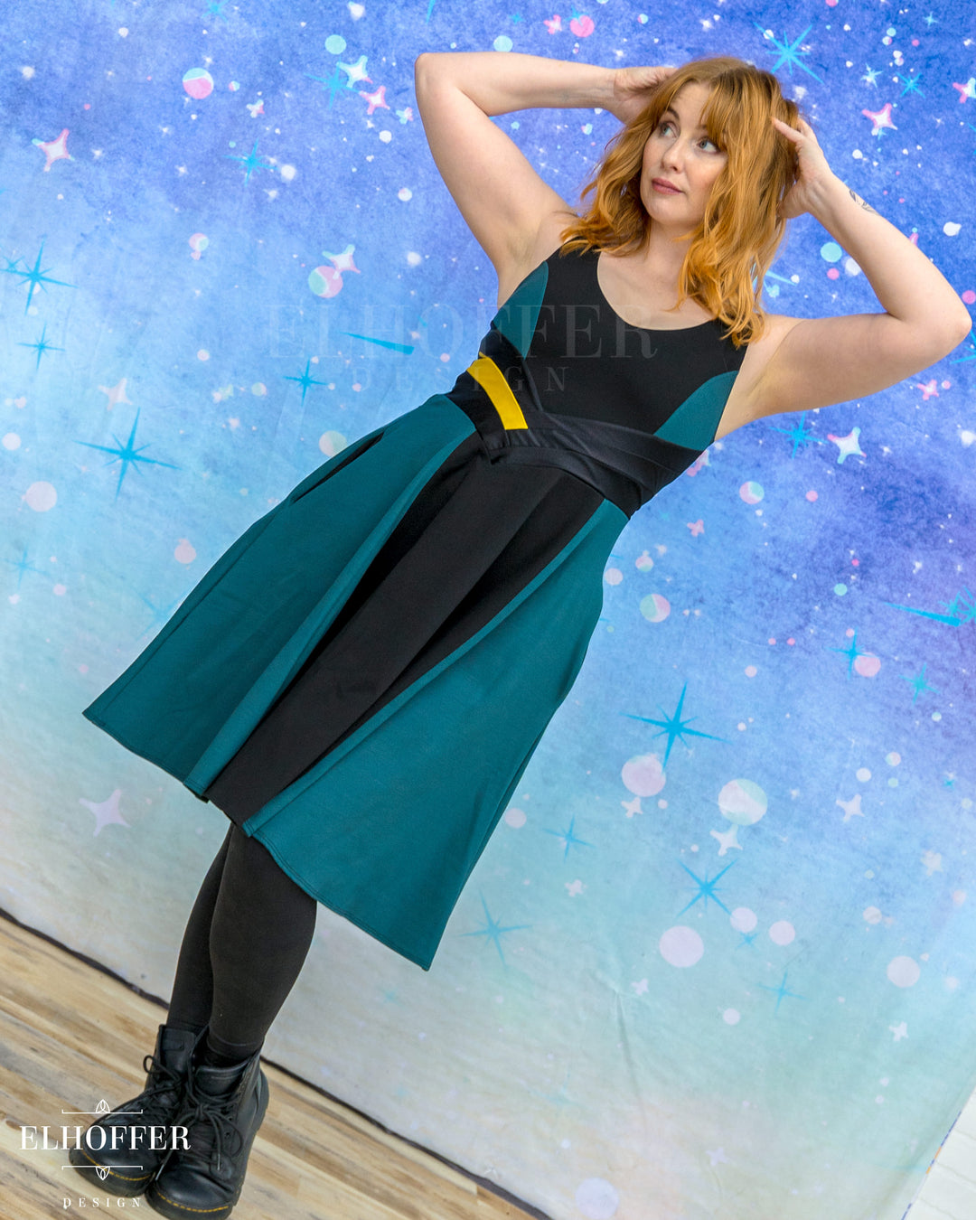 Marvelous Mischief Dress - Spruce Accents
