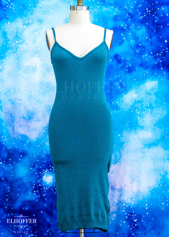PREORDER - Essential Kitty Cami Sheath Dress - Runic Teal - Choose Your Own Adventure