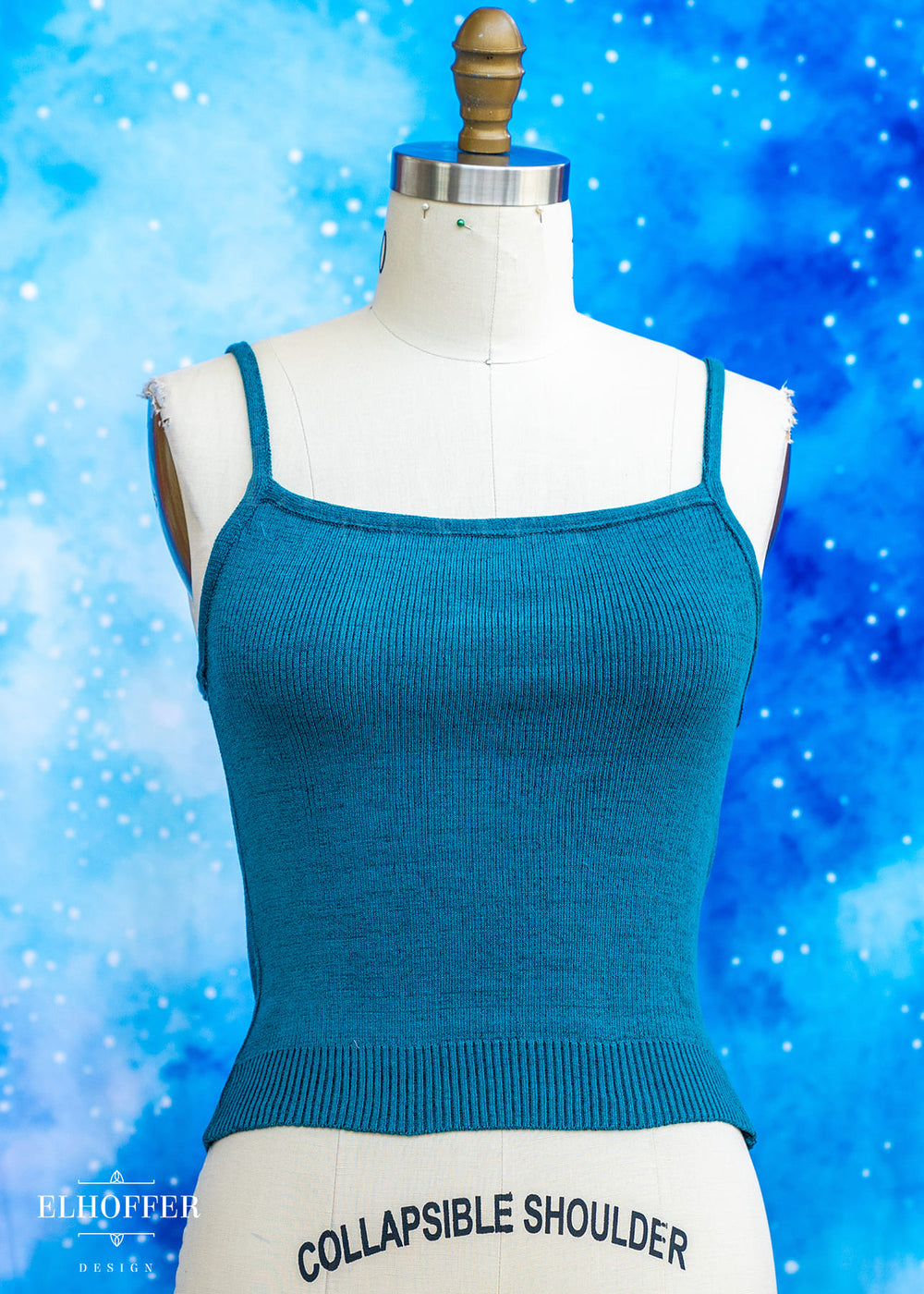 PREORDER - Essential Kitty Cami Crop - Runic Teal - Choose Your Own Adventure
