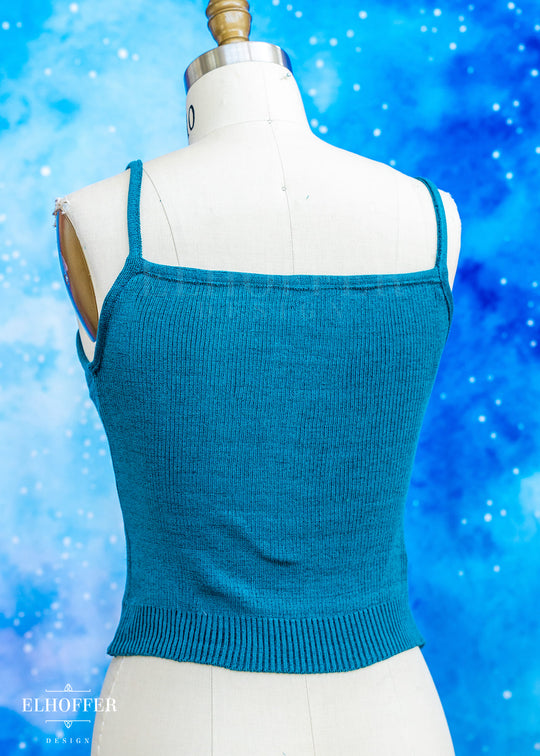 PREORDER - Essential Kitty Cami Crop - Runic Teal - Choose Your Own Adventure