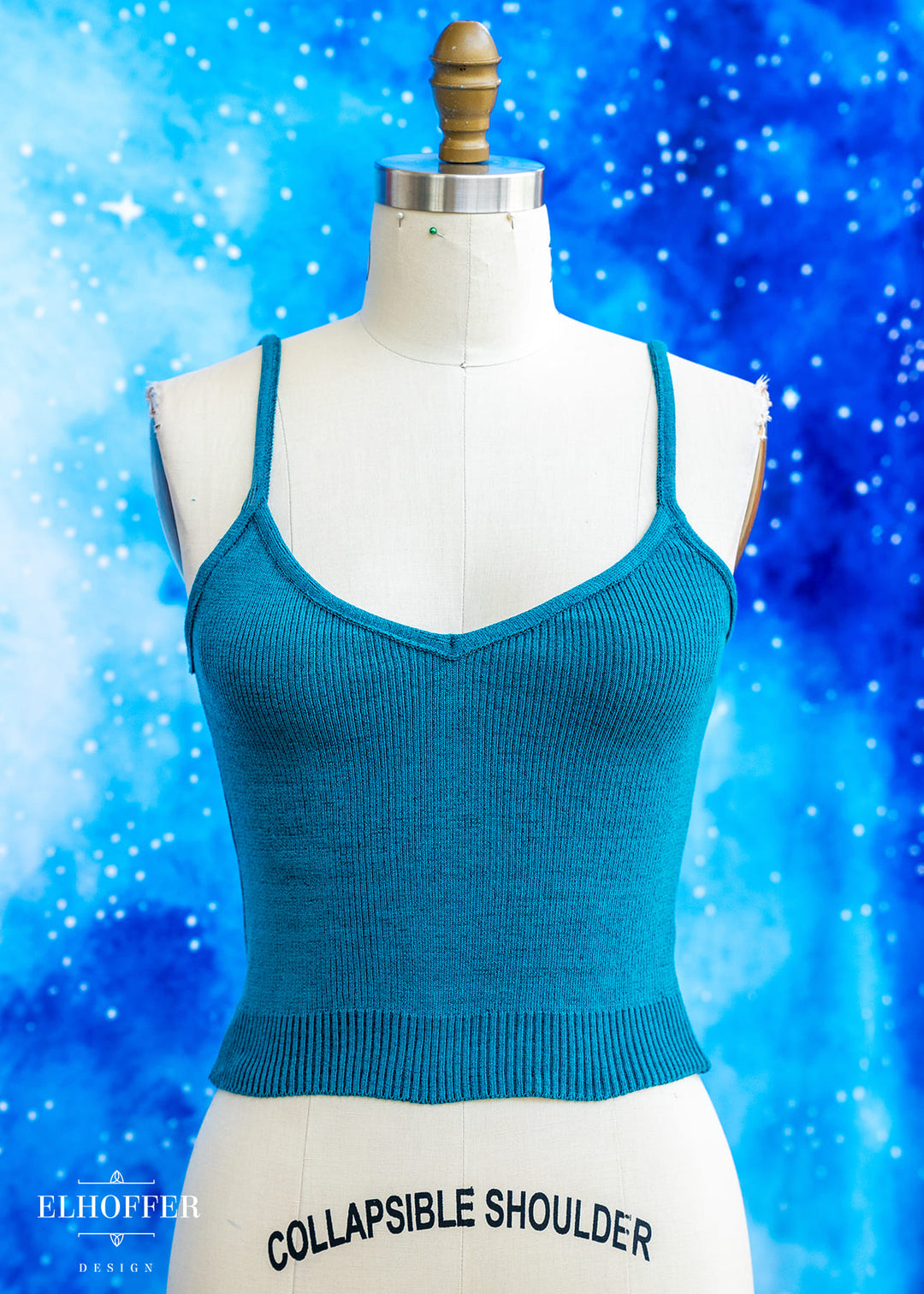 PREORDER - Essential Kitty Cami Crop - Runic Teal - Choose Your Own Adventure