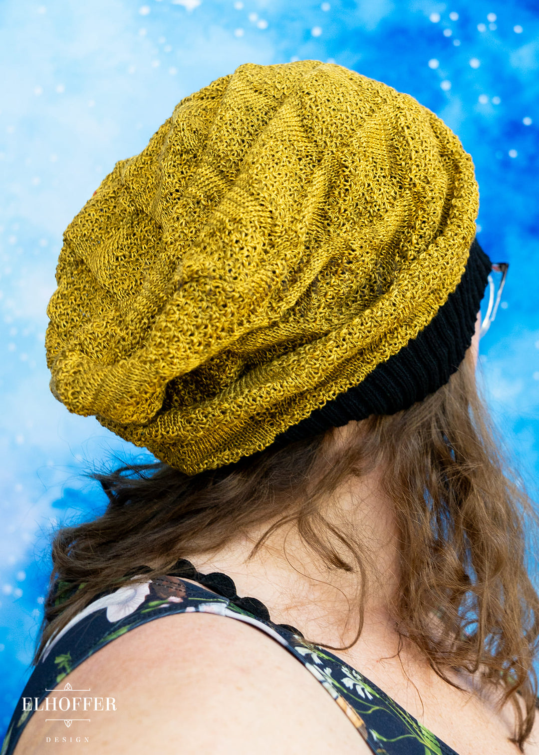 Interstellar Insignia Slouchie Beanie - Sewn to Order - Takes 1-3 Weeks to Ship
