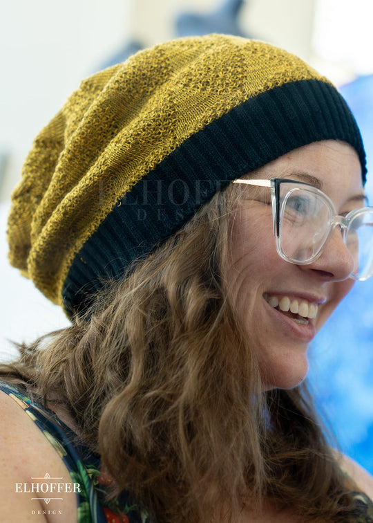 Interstellar Insignia Slouchie Beanie - Sewn to Order - Takes 1-3 Weeks to Ship