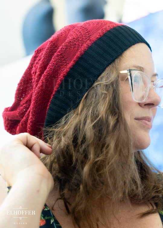 Interstellar Insignia Slouchie Beanie - Sewn to Order - Takes 1-3 Weeks to Ship