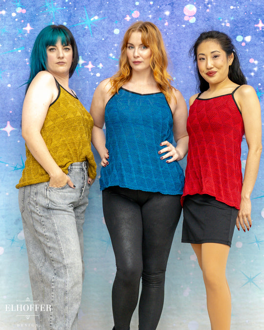 PREORDER - Interstellar Insignia Trapeze Tank - Command Red