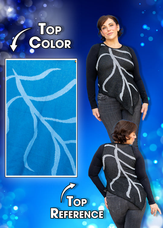 Customize Your Quest - Frosty Blue Leaf Knit