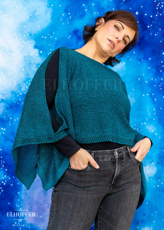 Essential Handmade Goddess Top - Runic Teal
